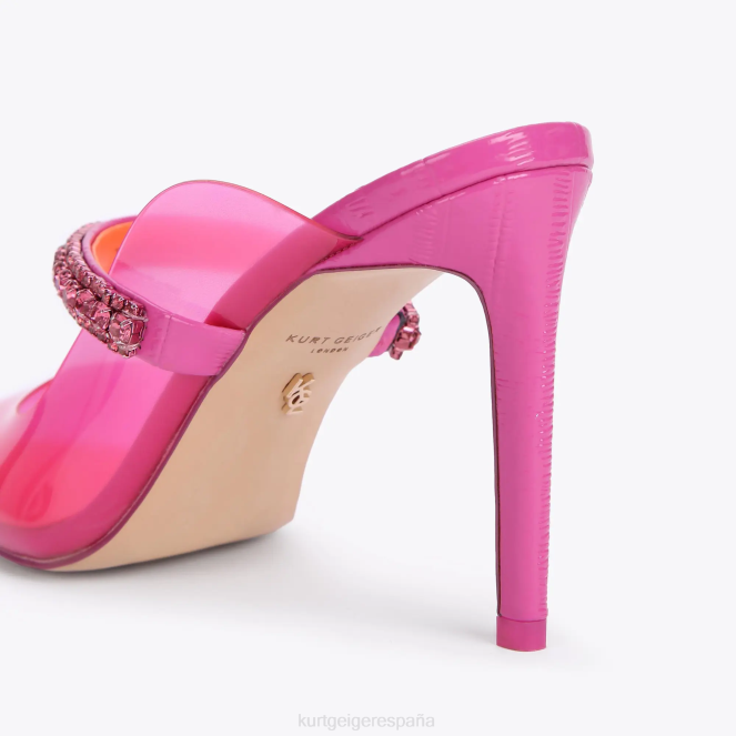 Kurt Geiger mujer vinilo del duque de londres 2LPR389 | calzados fucsia